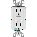 Leviton SmartlockPro Self-Test 15A White Residential Grade Tamper & Weather Resistant 5-15R GFCI Outlet