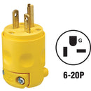 Leviton 20A 250V 3-Wire 2-Pole Commercial Grade Cord Plug