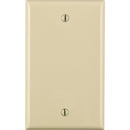 Leviton 1-Gang Standard Nylon Blank Wall Plate, Light Almond