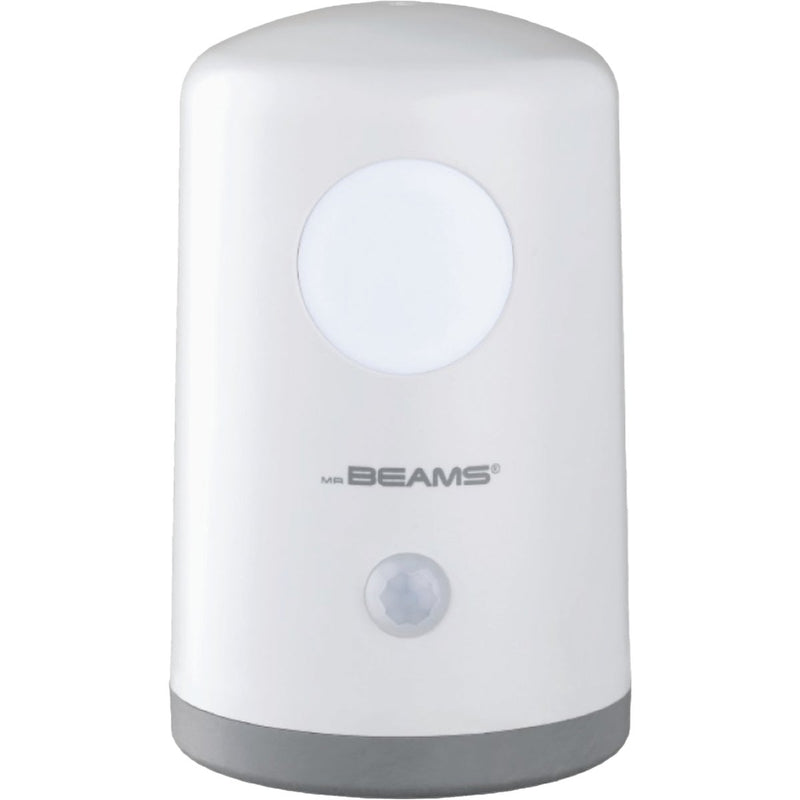 Mr. Beams White LED Battery Operated Security Light Fixture