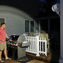 Mr. Beams UltraBright 300-Lumen White Motion Sensing/Dusk-To-Dawn Spotlight Outdoor Battery Operated LED Light Fixture