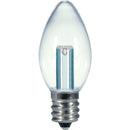 Satco 5W Equivalent Soft White Clear C7 Candelabra Base LED Decorative Light Bulb