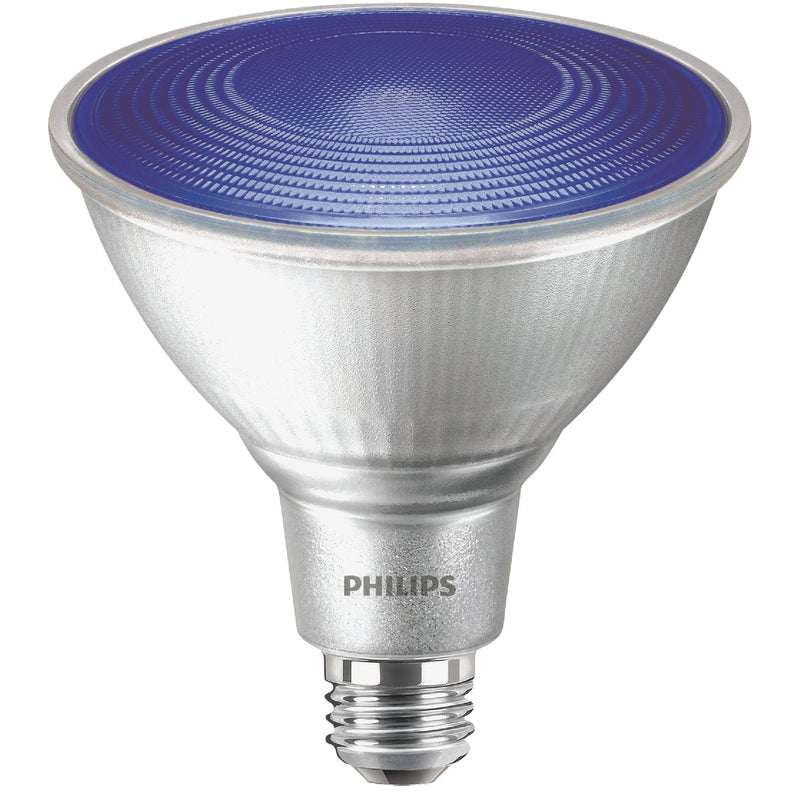 Philips 100W Equivalent Blue PAR38 Medium LED Floodlight Light Bulb