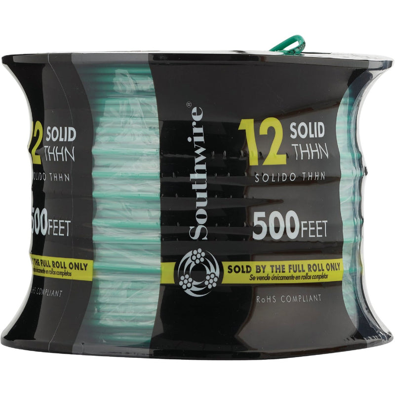 Southwire 500 Ft. 12 AWG Solid Green THHN Electrical Wire