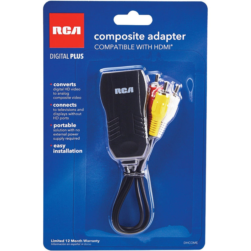 RCA Female HDMI to Male Composite HDMI Adapter