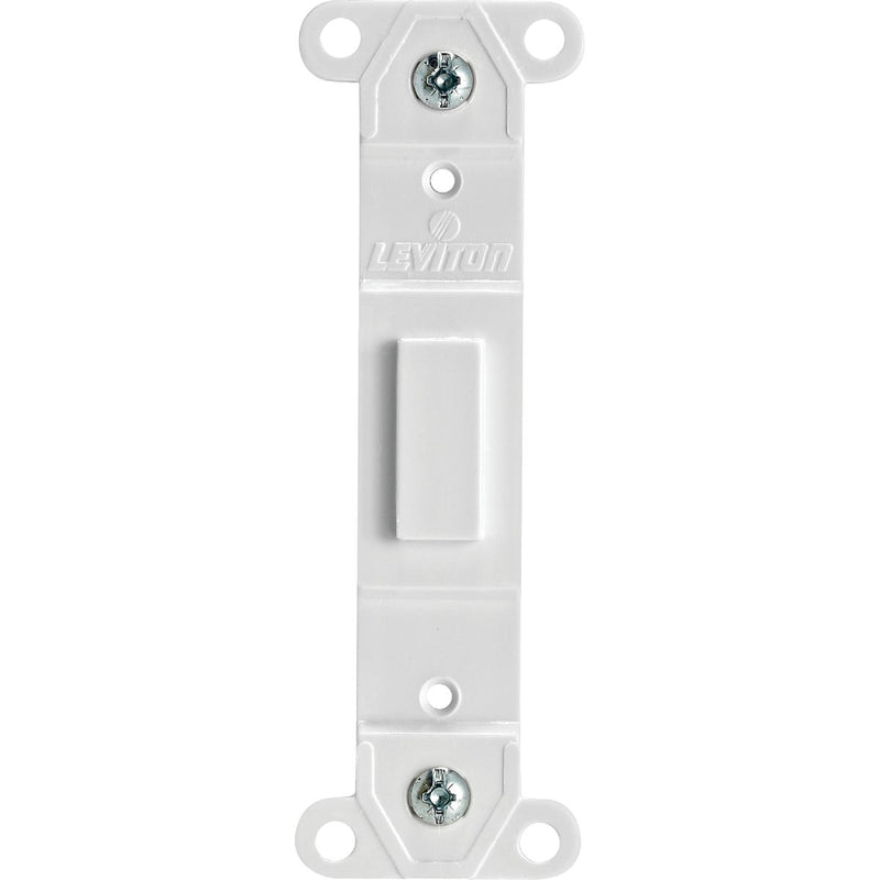 Leviton White Blank Toggle Wall Plate Insert