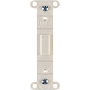 Leviton Light Almond Blank Toggle Wall Plate Insert