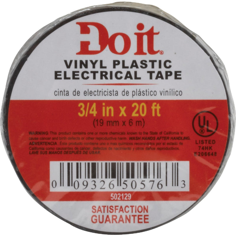 Do it General Purpose 3/4 In. x 20 Ft. Black Electrical Tape