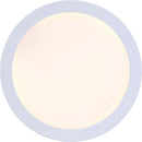 Canarm 11 In. White LED Round Disc Flush Mount Light Fixture