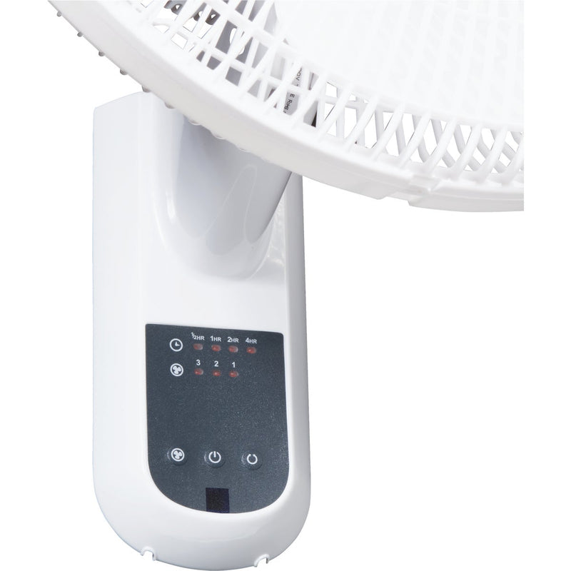 Best Comfort 16 In. 3-Speed White Oscillating Wall-Mount Fan