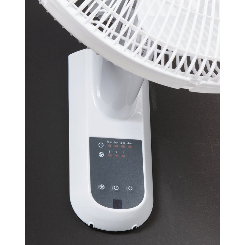 Best Comfort 16 In. 3-Speed White Oscillating Wall-Mount Fan