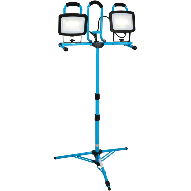 Channellock 13,200 Lm. LED Twin Head Tripod Stand-Up Work Light