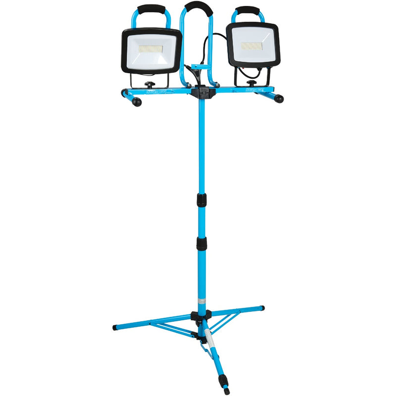 Channellock 13,200 Lm. LED Twin Head Tripod Stand-Up Work Light