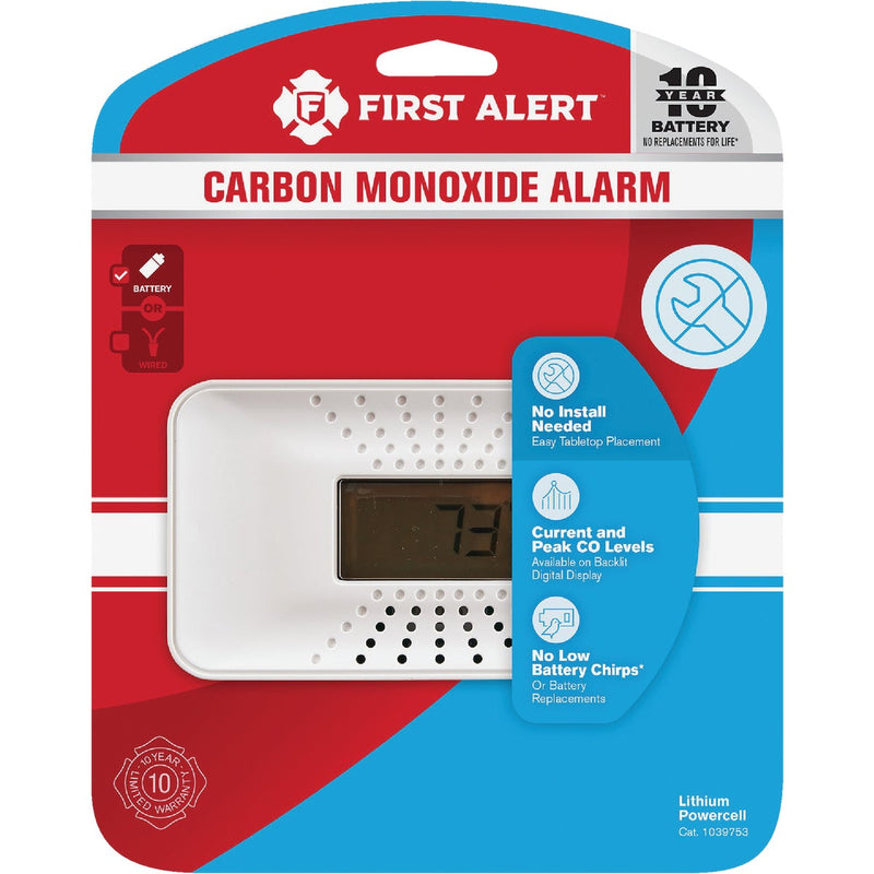 First Alert 10-Year Battery Operated 3V Electrochemical Multi-Function Carbon Monoxide Alarm