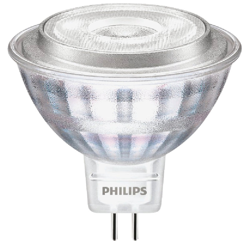 Philips Classic Glass 50W Equivalent Bright White MR16 GU5.3 LED Floodlight Light Bulb