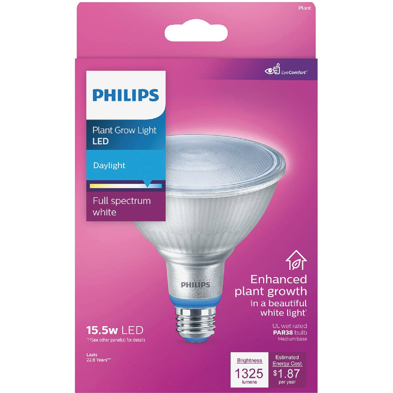 Philips 120W Equivalent Daylight PAR38 Medium LED Plant Floodlight Light Bulb