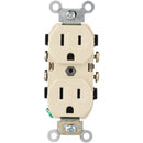 Leviton 15A Ivory Commercial Grade 5-15R Duplex Outlet