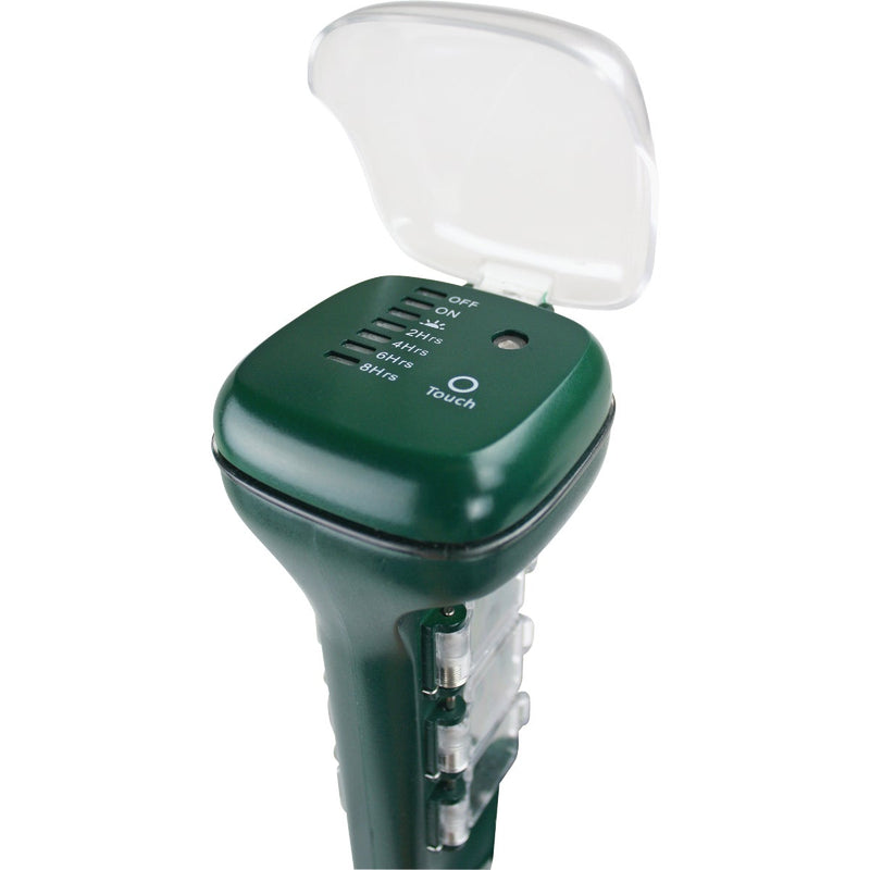 Prime 15A 125V 1875W Green Outdoor Timer Power Stake