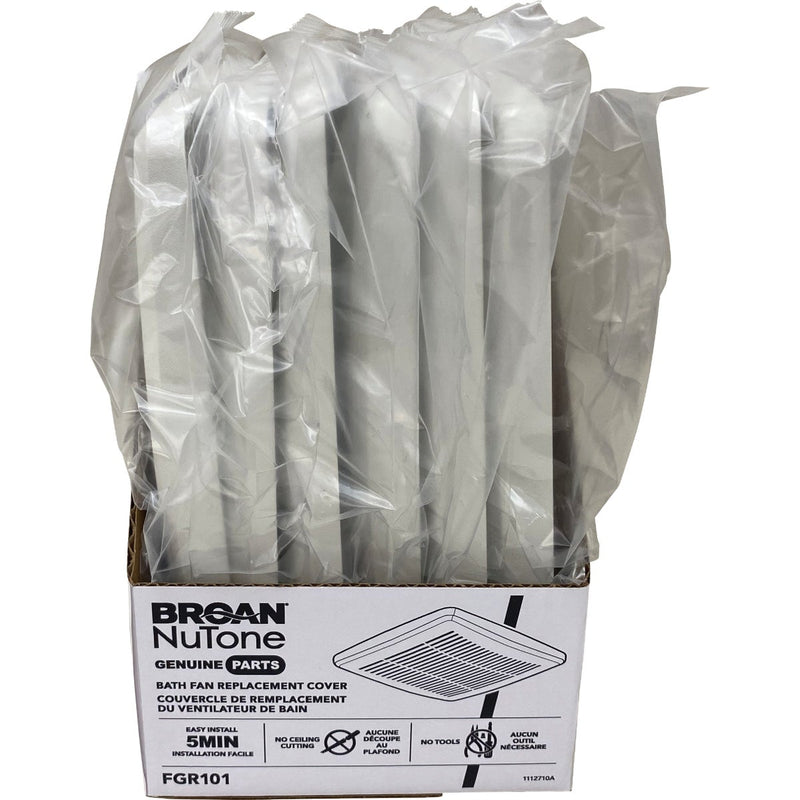 Broan Economy 9-1/4 In. W. x 9-3/4 In. L. White Exhaust Fan Replacement Grille