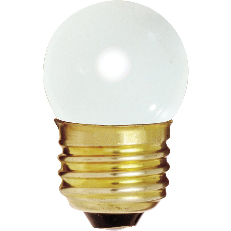 Satco 7.5W Frosted Medium Base S11 Incandescent Light Bulb