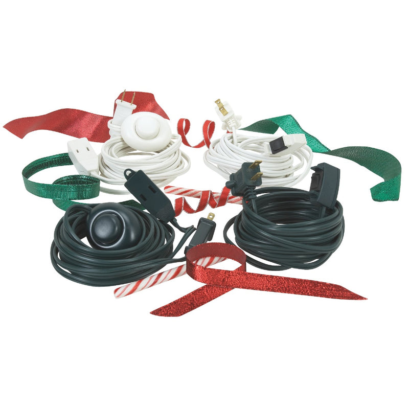 Do it 15 Ft. 18/2 Green Extension Cord with Foot Switch