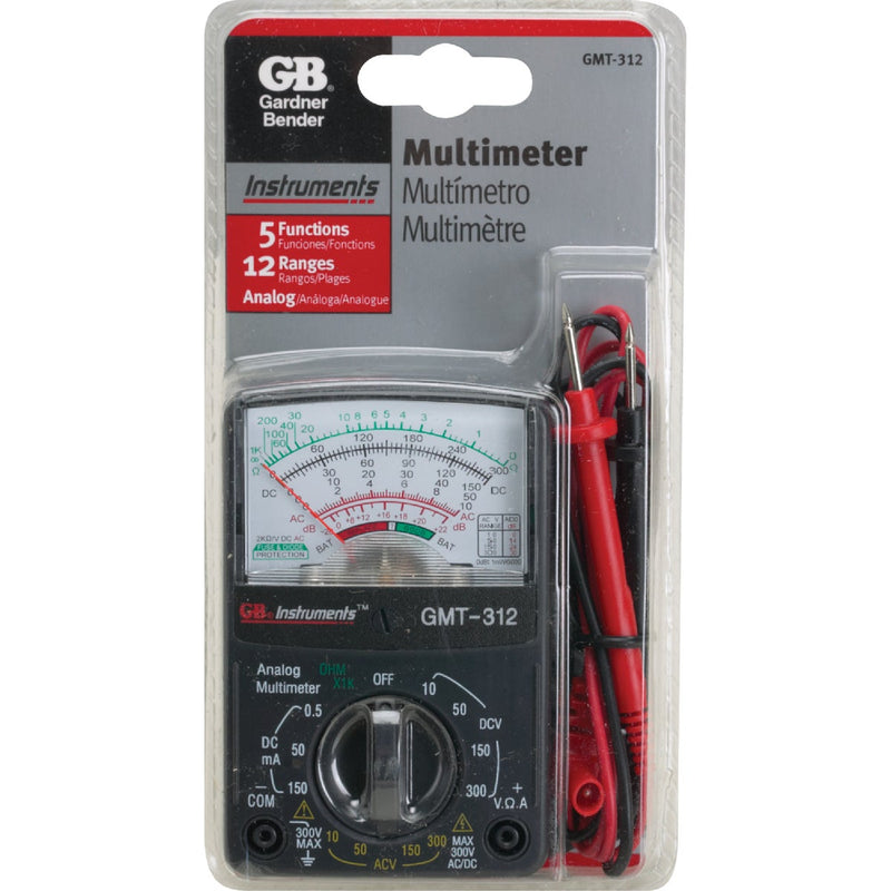 Gardner Bender Analog 5-Function Analog Multimeter