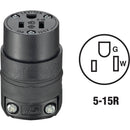 Do it 15A 125V 3-Wire 2-Pole Rough Use Cord Connector