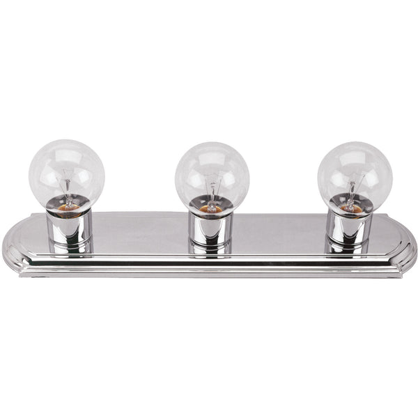 Home Impressions 3-Bulb Chrome Vanity Bath Light Bar