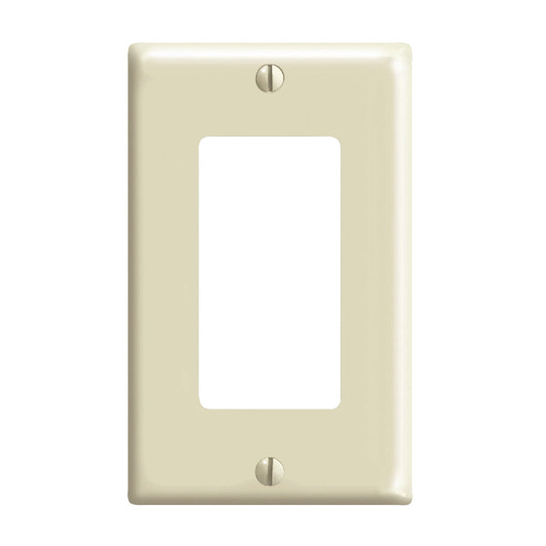 Leviton Decora 1-Gang Nylon Rocker Decorator Wall Plate, Ivory