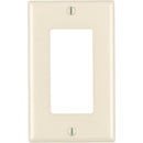 Leviton Decora 1-Gang Nylon Rocker Decorator Wall Plate, Light Almond