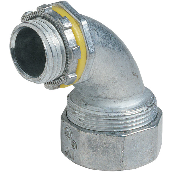 Halex 1/2 In. 90 Deg Die-Cast Zinc Liquid Tight Connector