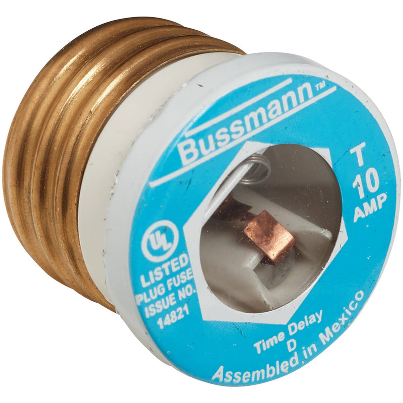 Bussmann 10A BP/T Time-Delay Plug Fuse