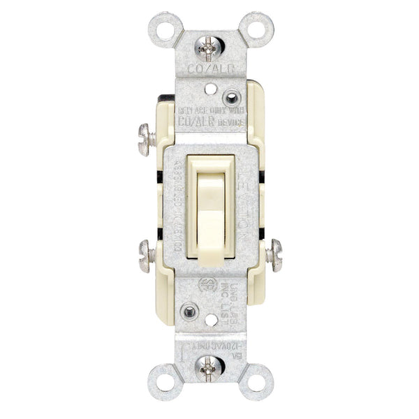 Leviton Ivory 15A Quiet 3-Way Switch