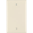 Leviton 1-Gang Standard Thermoset Blank Wall Plate, Light Almond