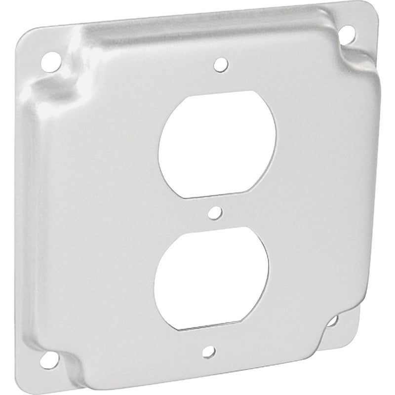 Southwire Duplex Receptacle 4 In. x 4 In. Square Device Cover