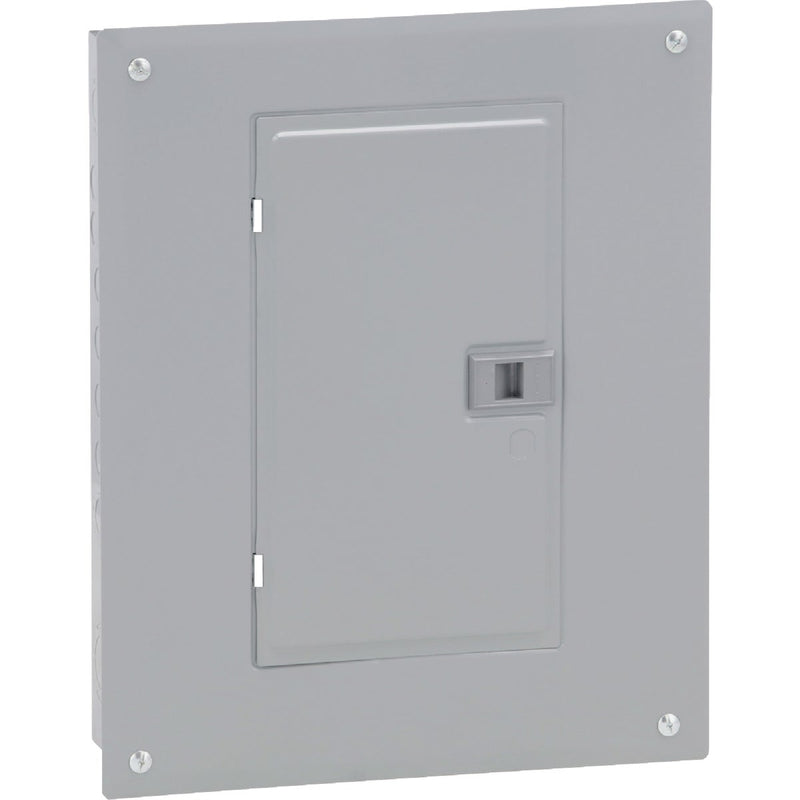 Square D Homeline 100A 12-Space 24-Circuit Indoor Main Breaker Plug-on Neutral Load Center