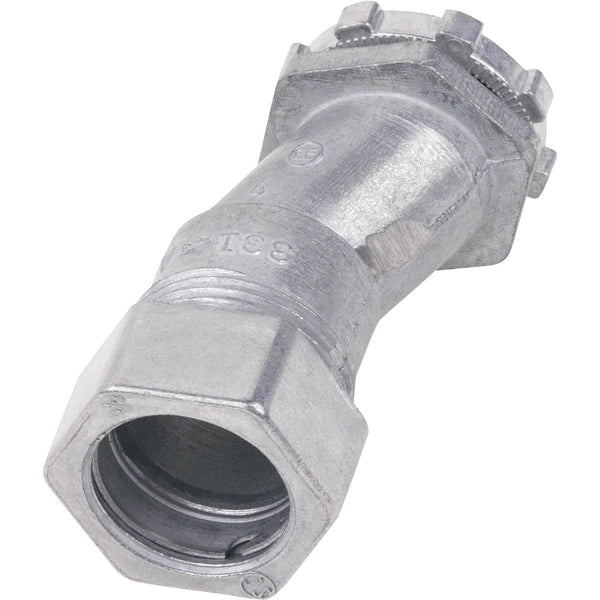 Halex 1/2 In. Compression 3/8 In. Offset EMT Conduit Connector