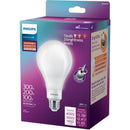 Philips BrightDial 300/200/100W Equivalent Soft White A23 Medium LED Light Bulb