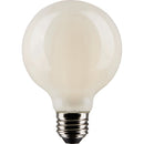 Satco Nuvo 40W Equivalent Warm White G25 Medium Frosted LED Decorative Light Bulb (2-Pack)