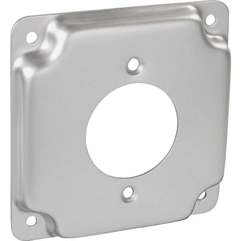 Southwire 1.719 In. Dia. Receptacle 4 In. x 4 In. Square Device Cover