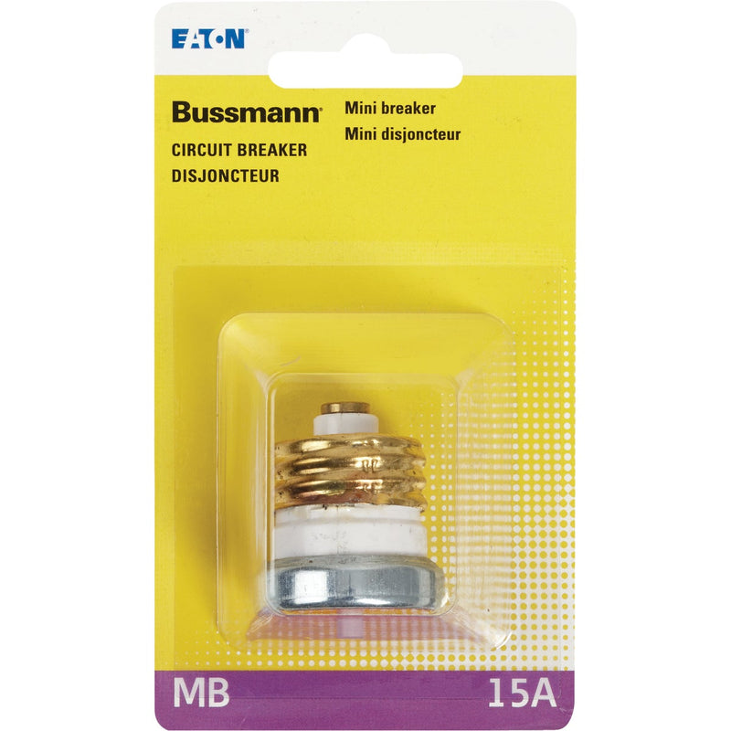 Bussmann 15A 125V Time-Delay Mini-Breaker