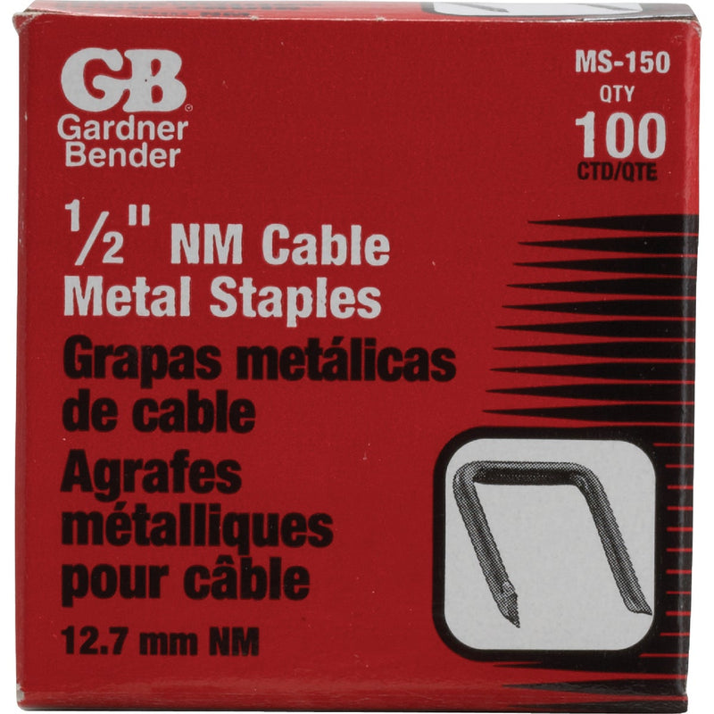 Gardner Bender 1/2 In. x 15/16 In. Carbon Steel Cable Staple (100-Count)