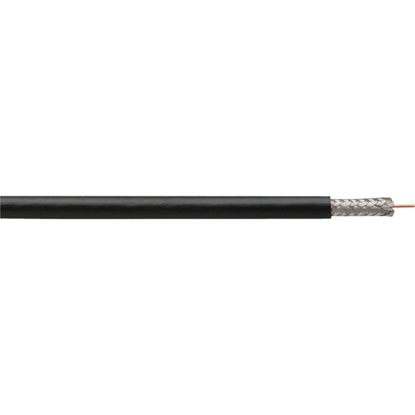 Coleman Cable 1000 Ft. Black Dual Shielded RG6 Coaxial Cable
