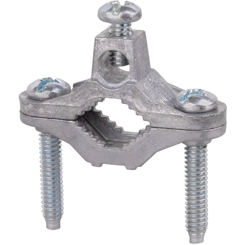 Southwire 1/2 In. to 1 In. #10 SOL/STR to #2 STR Zinc Ground Clamp