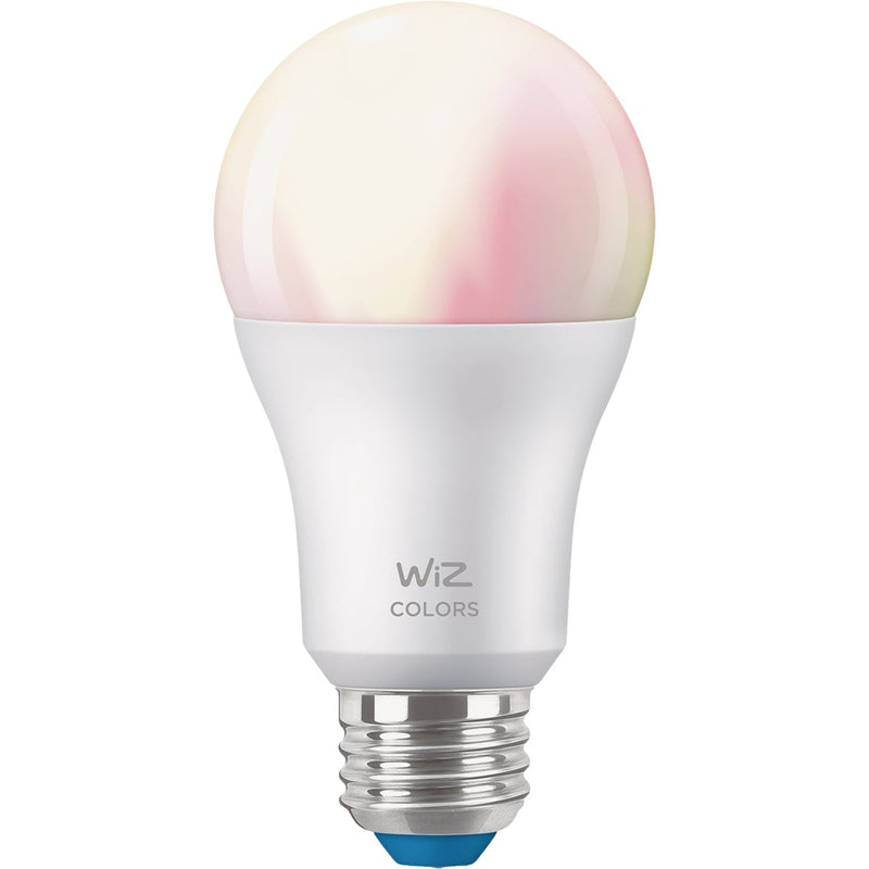 Wiz 60W Equivalent Color Changing A19 Medium Dimmable Smart LED Light Bulb