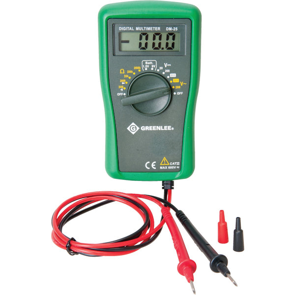 Greenlee 6-Function Manual Ranging Digital Multimeter