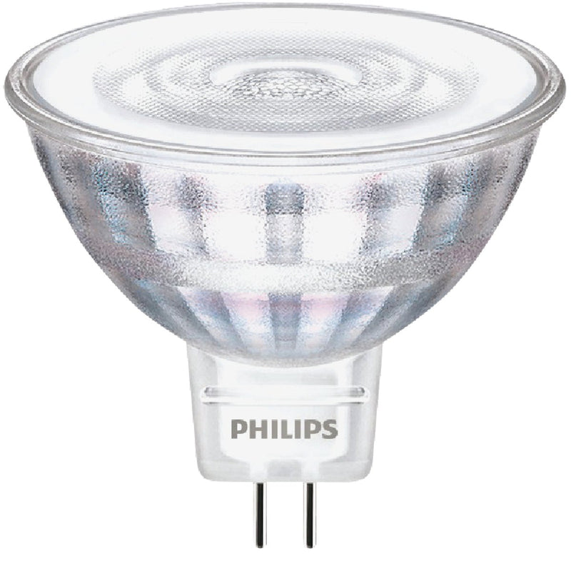 Philips Classic Glass 50W Equivalent Bright White MR16 GU5.3 LED Floodlight Light Bulb (3-Pack)