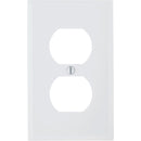 Leviton Commercial Grade 1-Gang Thermoplastic Outlet Wall Plate, White