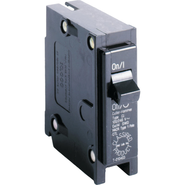 Eaton 15A Single-Pole Standard Trip Universal Replacement Circuit Breaker