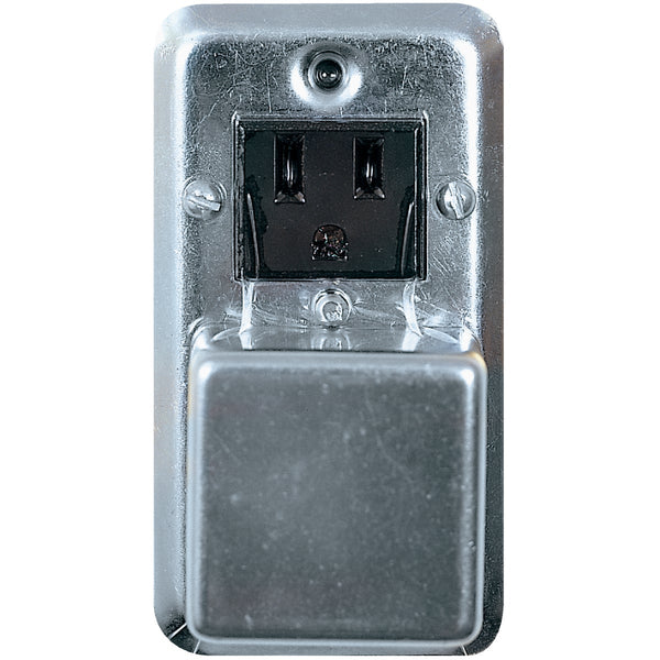 Bussmann 125V 15A 2-1/4 In. Handy Box Fuse Holder Cover Plate